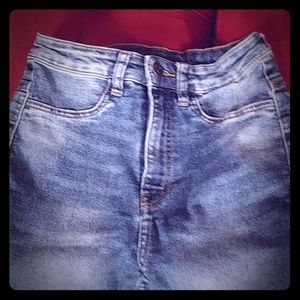 H&M Divided Jeans Womens Size 4 Dark Blue Denim